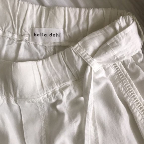 #63❤️ Bella Dahl Wide Leg Drawstring Eyelet Trim Pants - Picture 4 of 4